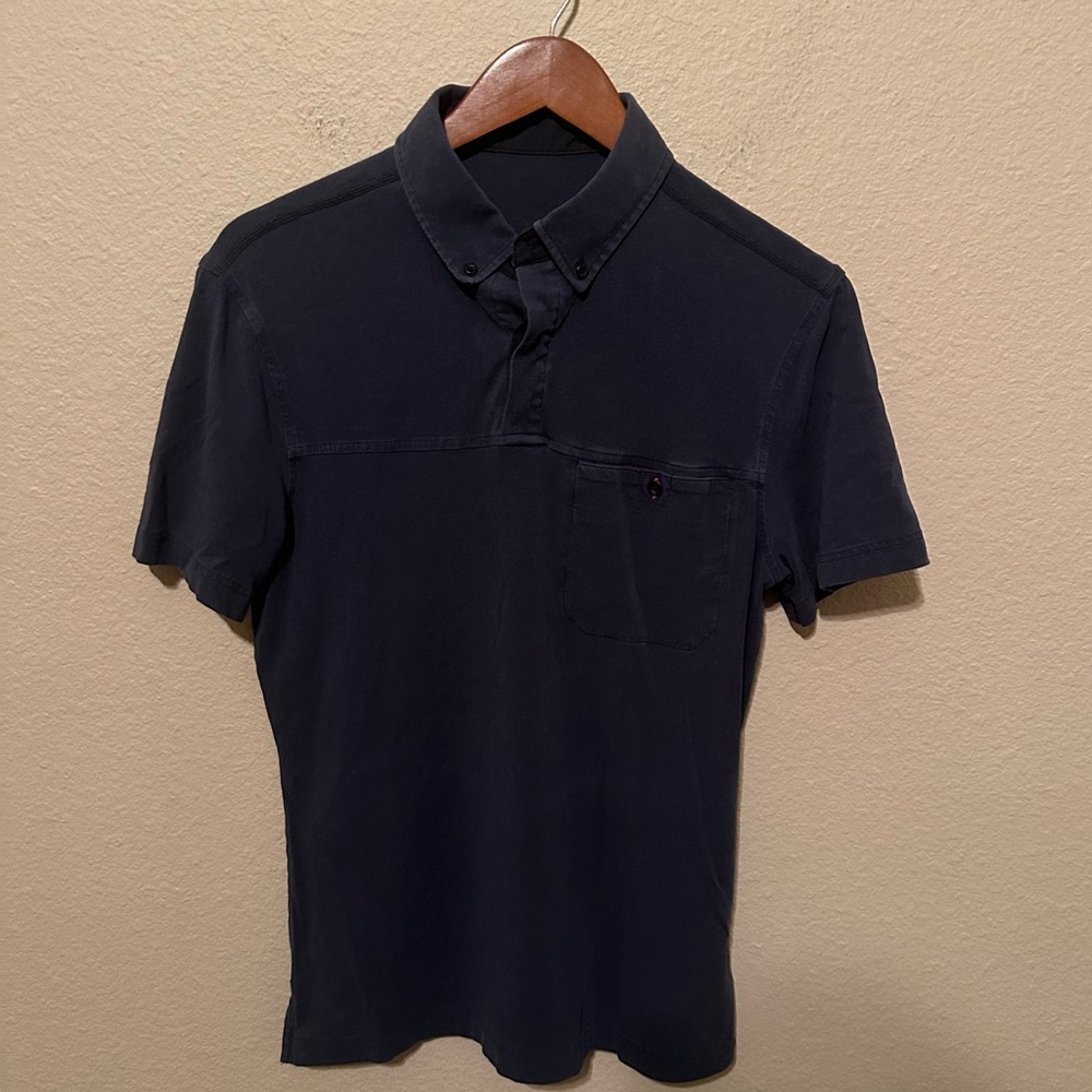 Lululemon Men’s Dark Navy Front Pocket Polo
